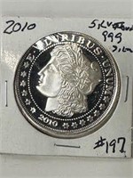 2010 SilverTowne "Morgan" - 1oz .999 Silver Round