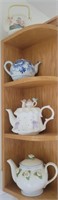 Lot of tea pots.
