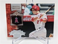 2013 Topps Chasing History Mike Trout #CH-121