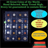 20 Great Coins of the World, hand selected, many t