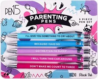 12PK MilkToast Brands Parenting Pens, Funny pens