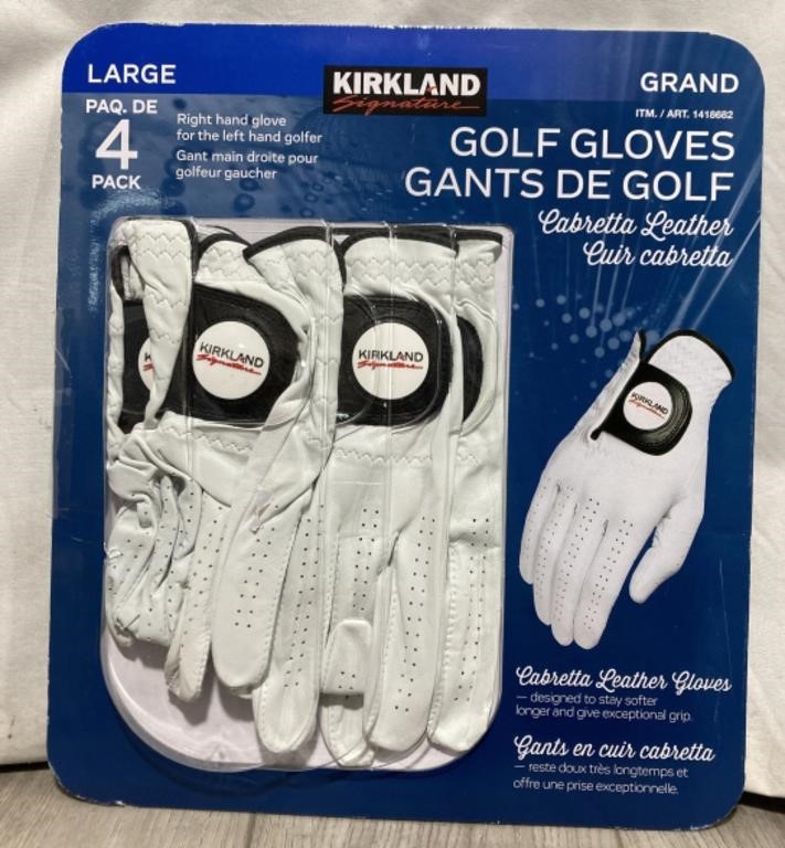 Signature Large Right Hand Golf Gloves