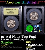 1979-d Susan B. Anthony Dollar 1 Graded Gem++ Unc