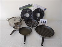 5 1/2 qt. Pan, Oven Guards Skillets, Grilling Pan
