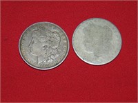1921 & (UNKNOWN) MORGAN SILVER DOLLARS AS IS