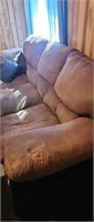 Suede/leather couch