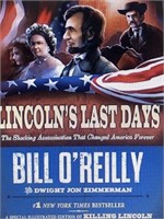 Bill O'Reilly Lincoln's Last Days Book