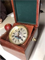 Sunbeam Quartz Ship Clock in Box - NICE
