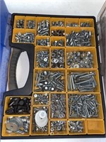 (4) Storage Containers with Fittings, Fasteners