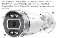 Outdoor Bullet Camera, 1080P HD