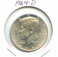 1964-D Kennedy Silver Half Dollar