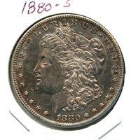 1880-S Morgan Silver Dollar