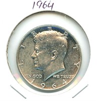 1964 Kennedy Silver Half Dollar