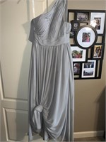 AZAZIE GREY EVENING GOWN NO SIZE LISTED