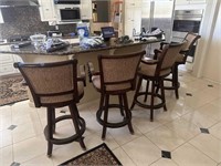 HIGH END SWIVEL BARSTOOLS (4pc)