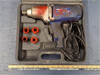 POWER FIST ELECTRIC IMPACT WRENCH In Case