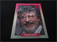 Graeme Edge Signed Trading Card RCA COA