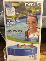 12'x30" Metal Frame Pool Set