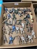 Vintage metal toy figurines