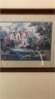 FRAMED HOUSE PICTURE