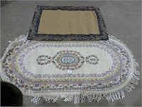 Oval Hand Knotted 56"x24" / Rectangular Rug