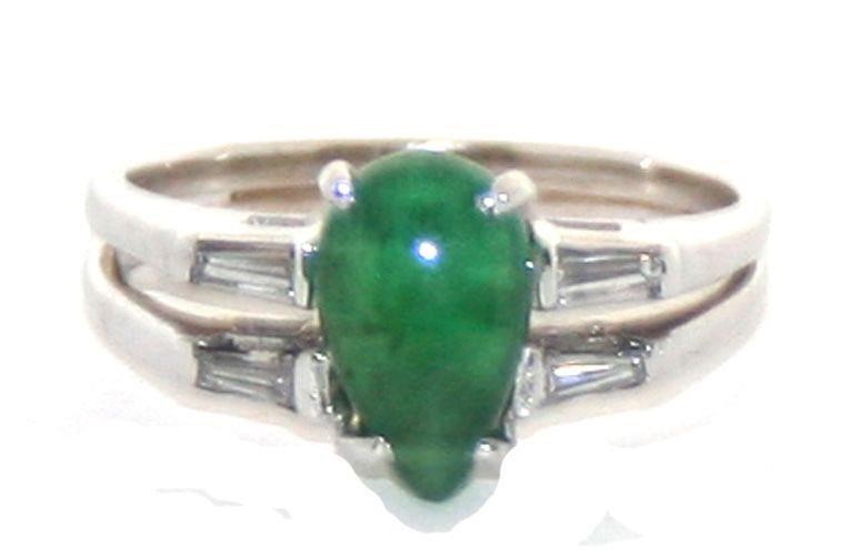 NO RESERVE! 2.92 Ct Diamond & Emerald,14K Ring