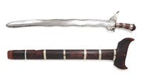 Sulu Kris Sword w/ Silver Mounts