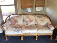 Cane Patio Couch