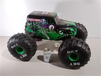 Large Grave Digger RC Car As Is No Remote