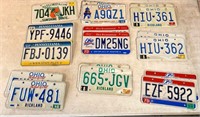 Ohio & pennsylvania license plates