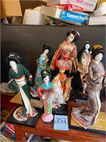 Japanese doll collection