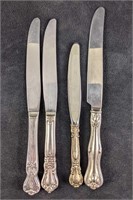 Sterling Silver Handled Vintage Knives