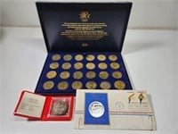Olympic Coins: Sterling Silver 1976, 1984 & 1980