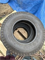 Set of three tires