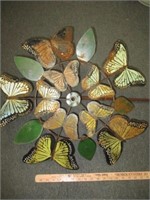 Metal Art Butterfly Large Garden Mobile Spinner