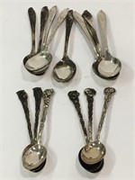 Large Group Of Misc. Silver Plate Spoons