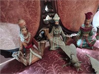 Three Wisemen Vintage Candleholders