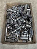 Large assortment of sockets