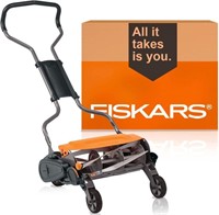Fiskars StaySharp Max Reel Push Lawn Mower