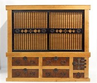 Japanese Tansu chest circa 1890
