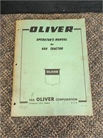 Oliver Operators Manual Flr 660 Tractor