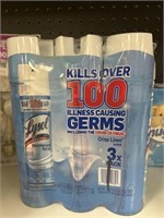 Lysol spray 3 cans