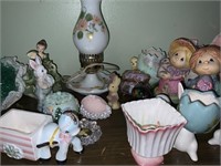 VTG EASTER EGGS & DECOR PORCELAIN