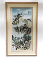 Chinese painting on fabric