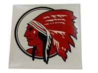 RED INDIAN DECAL