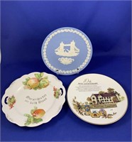 3 Plates including Wedgewood
