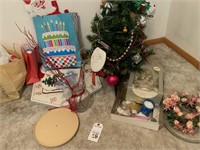 Christmas Tree and Decorations, Gift Bags Much