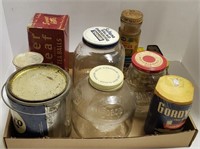 Vtg Container Flat w/ Crisco, Karo, Gordy Salt,