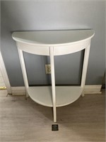 White Painted Wood Wall Table