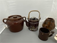 Pottery Vase - Coffee Mug - Kettle - Bean Pot